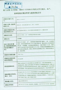 集美大學主校區(qū)水產(chǎn)原師院校區(qū)物業(yè)管理與服務(wù)招標公告